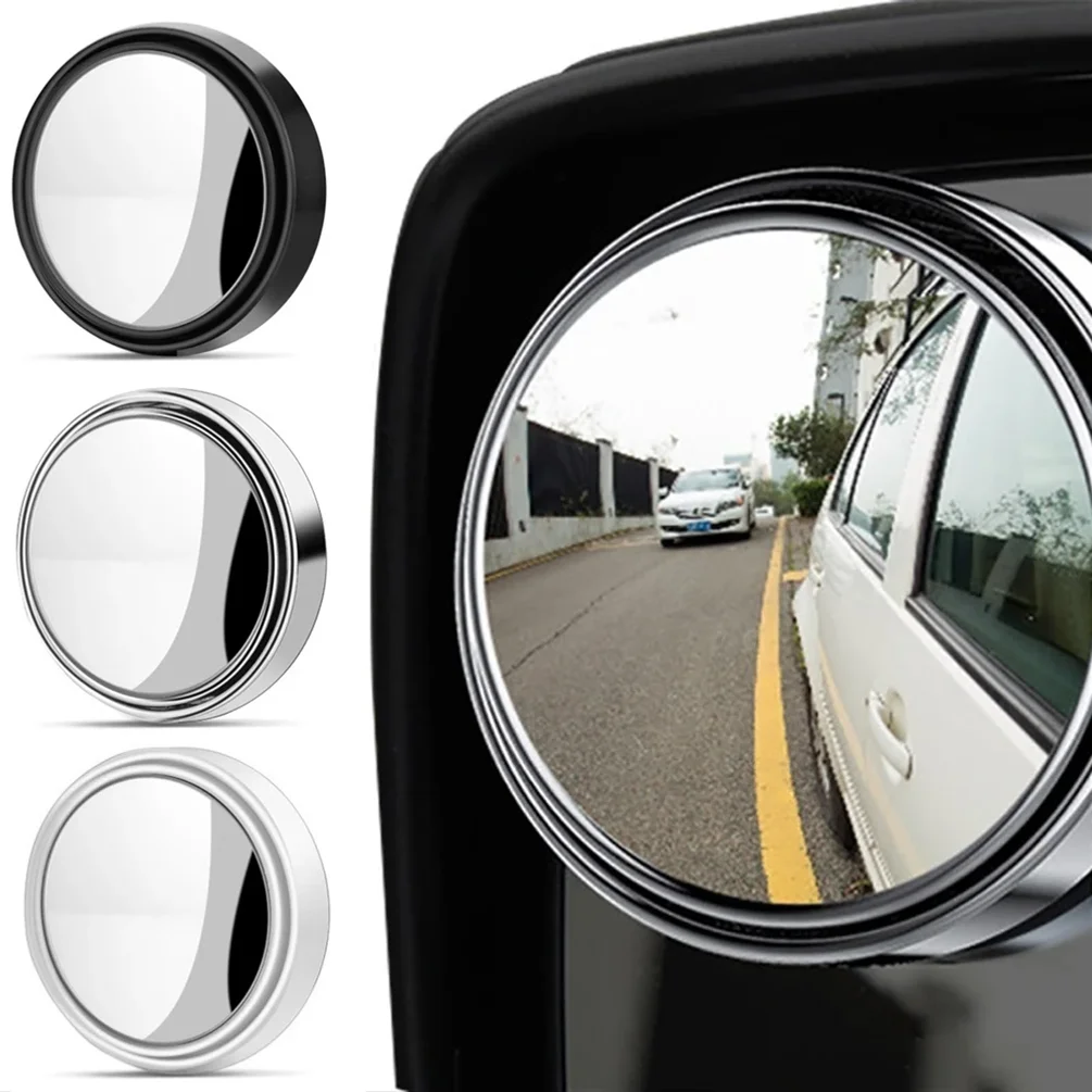 2개입 자동차 원형 프레임 볼록형 사각지대 거울 광각 - Blind Spot Mirror Wide Angle Convex 2Pcs 리뷰 및 가격