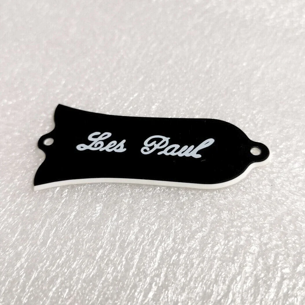 Elektrische Gitaar Truss Rod Cover Plate Gitaar Standaard Onderdelen 2-laags Zwart Voor USA LP Standaard Custom SG-LP Gitaar Vervangingsonderdeel