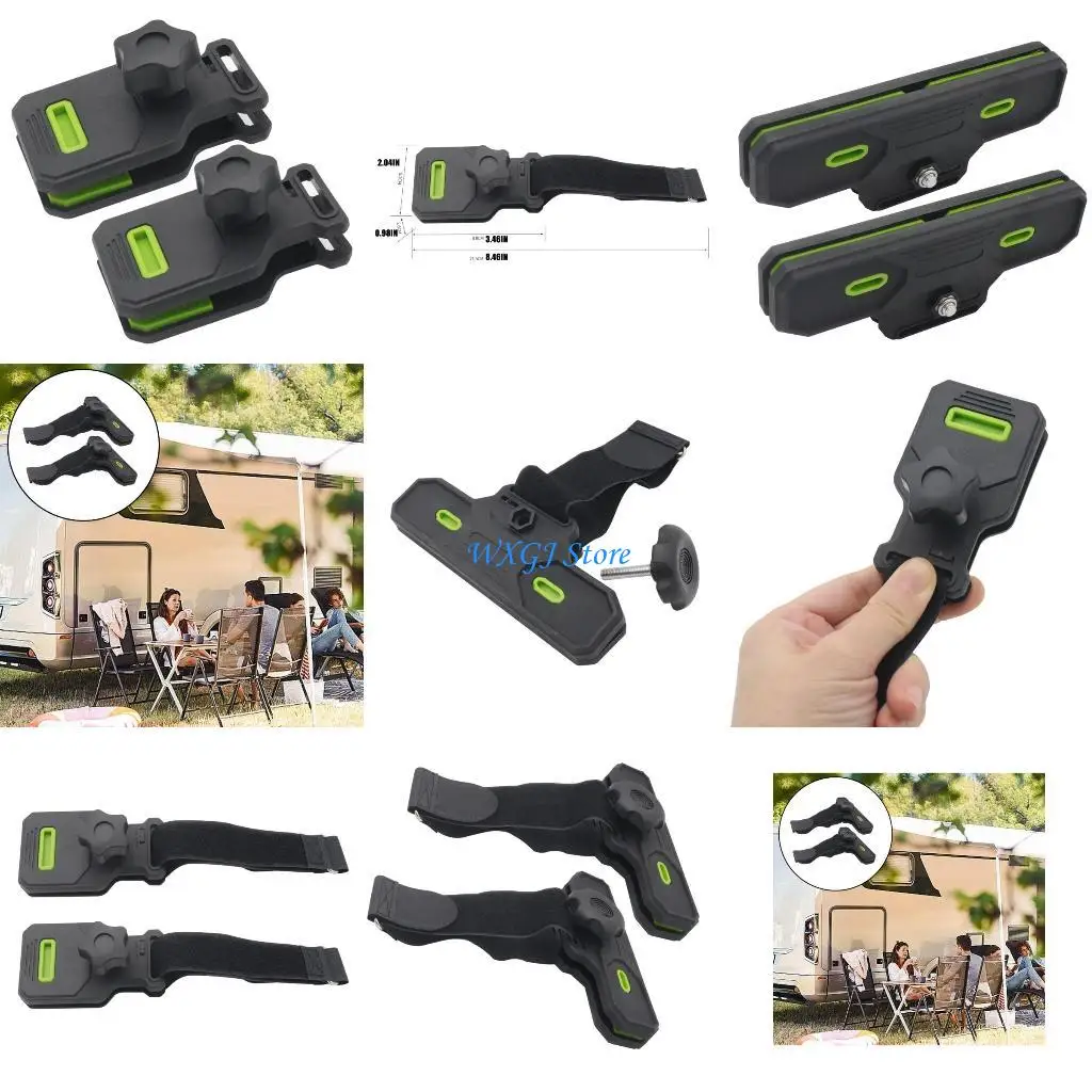 

37JE 2PCS WANGE GRIPPERS GRIPTERS, обеспечивая стабильность в ветреных условиях