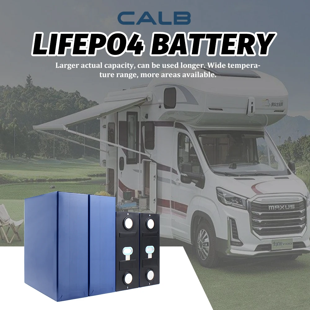 CALB 3.2V 100ah~314ah LiFePO4 Battery Rechargeable Cell Free Busbars For Solar Energy DIY 4S 12V 8S 24V 16S 48V Battery Pack