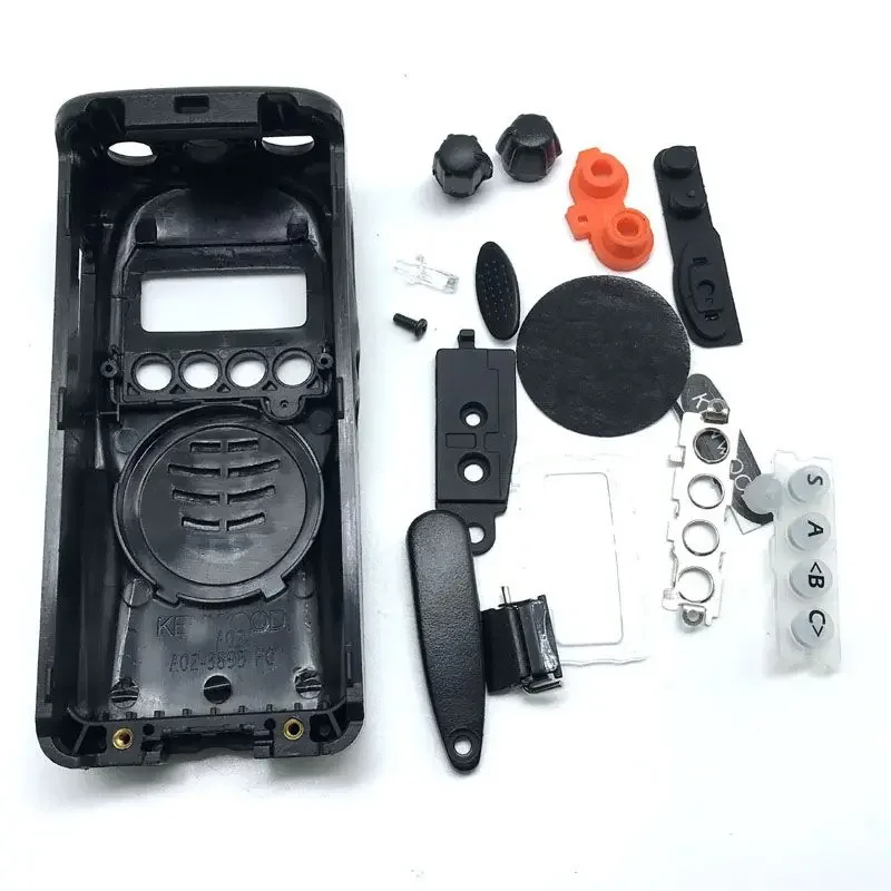 Front Panel Cover Case Housing Shell with Volume Channel Knobs for Kenwood TK3217 TK2217 TK-3217 TK-2217 TK-3212 TK-2212 Radio