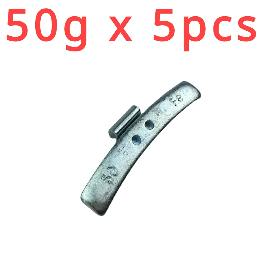 

50g x 5pcs for Repair parts balancing machine balancing block iron wheel hub (narrow mouth) 50g iron weights