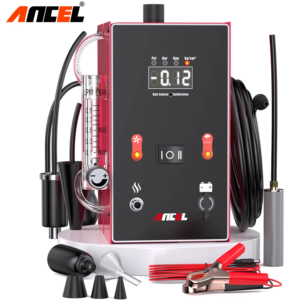 

ANCEL L300 Digital Pressure Gauge Car Smoke Generator Automotive EVAP Smoke Machine with Pump Vacuum Fuel Pipe Oil Leak Detector