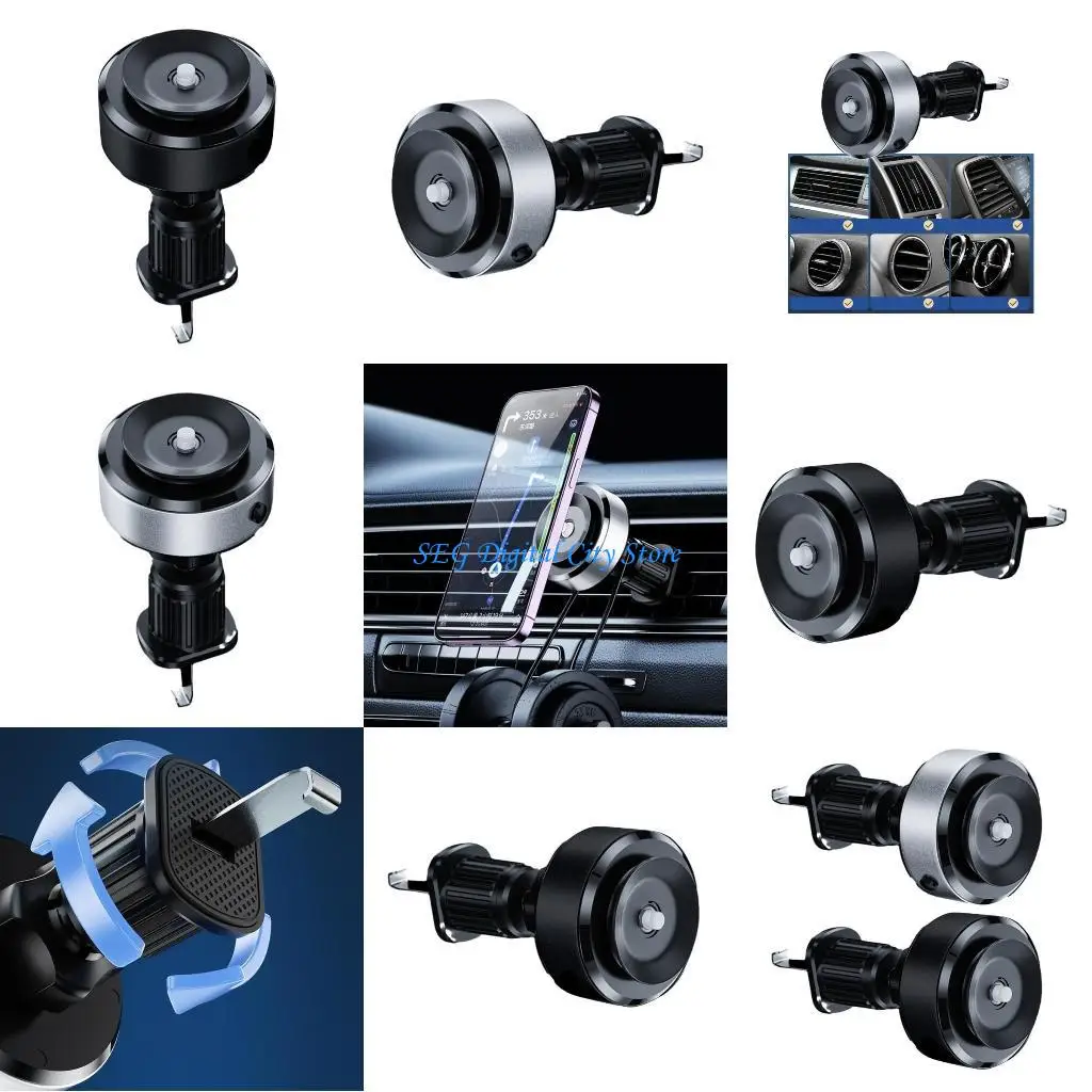 

U75B Беспроводное автомобильное крепление для зарядки Автомобильный держатель для телефона с вентиляционным отверстием Магнитное