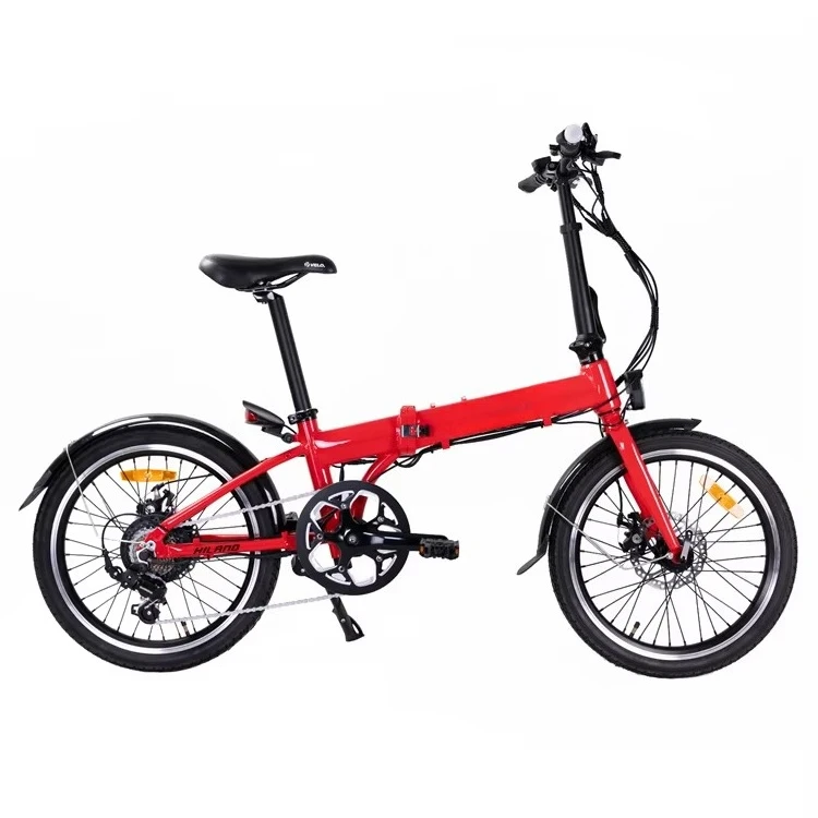 For Custom 350W Integrated Hidden Battery 20-Inch Mini Aluminum Alloy Urban E-Bike Moped Folding Bike for Adults