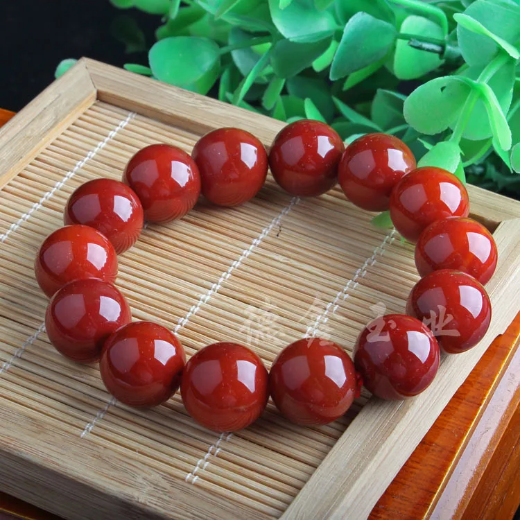 

Руди полный мясных колец бусины браслет