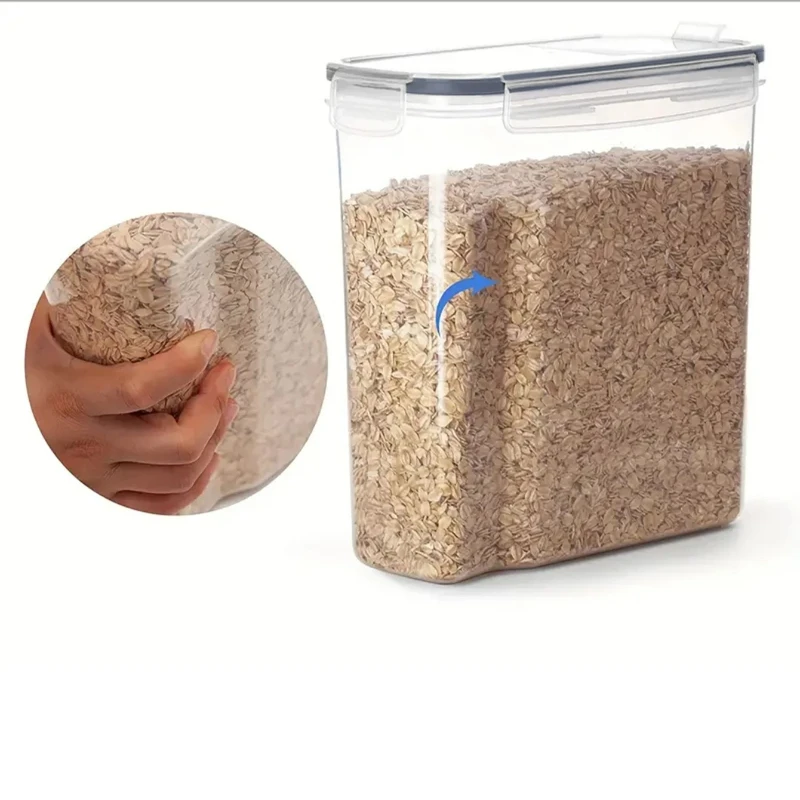 4pcs4l  Large Food Storage Containers With Lids, Airtight Food Storage Containers For Kitchen Pantry Organization And Storage
