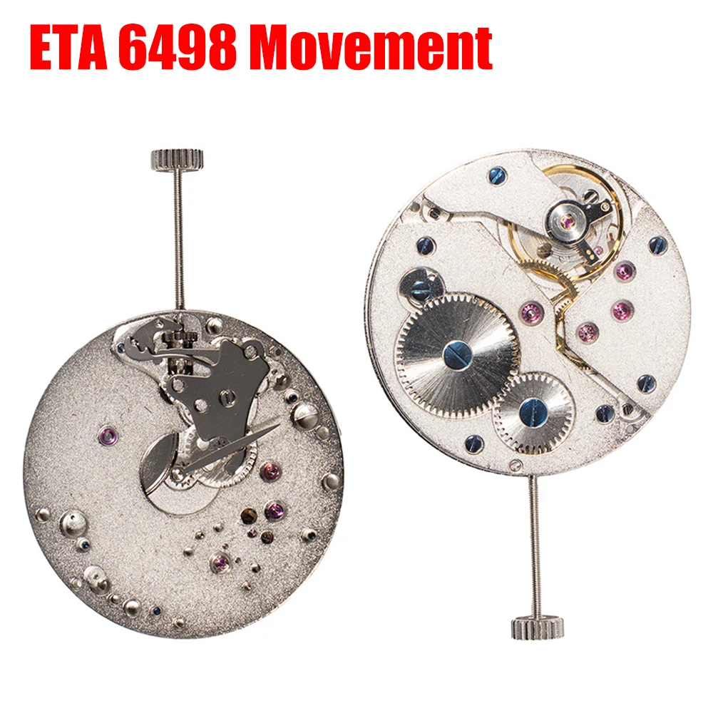 

Механизм 17 Jewels 6498 с малой секундной стрелкой на 6 часах, аналог ETA 6498, запчасти для модификации, DIY