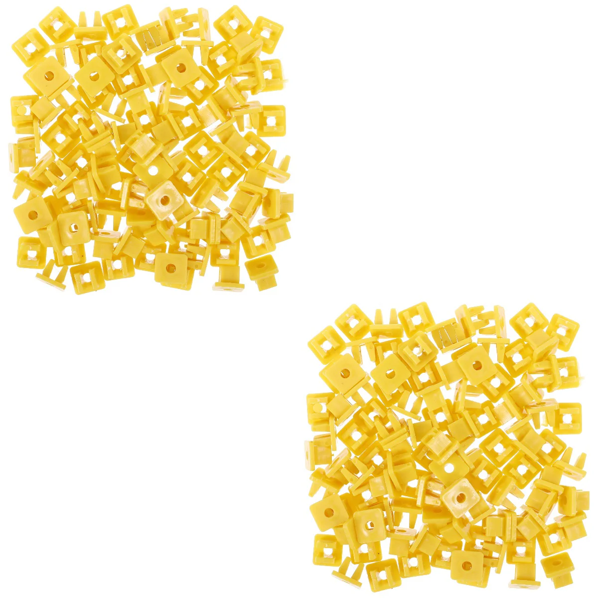 2 Pack Buckle Quarter Trim Panel Screw Bumper Nut Square Hole Engine Guard Retainer Car Part Front Lamp Plate
