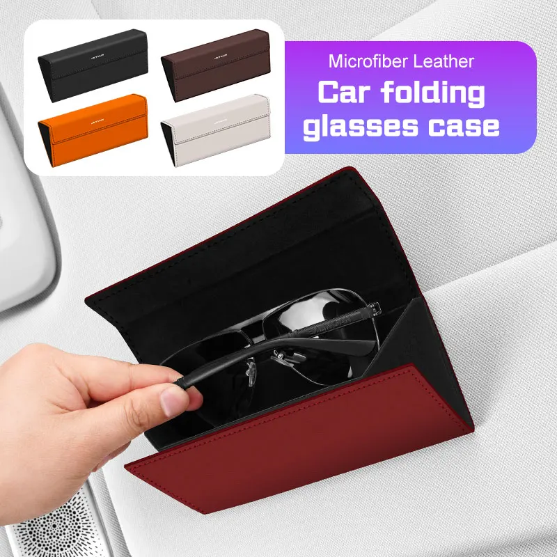 

Car Visor Glasses Case Portbale Flocking Inner Sunglasses Box For Chery Jetour DASHING X-1Plus DTC IDM X70 X70Plus X70m X90Plus