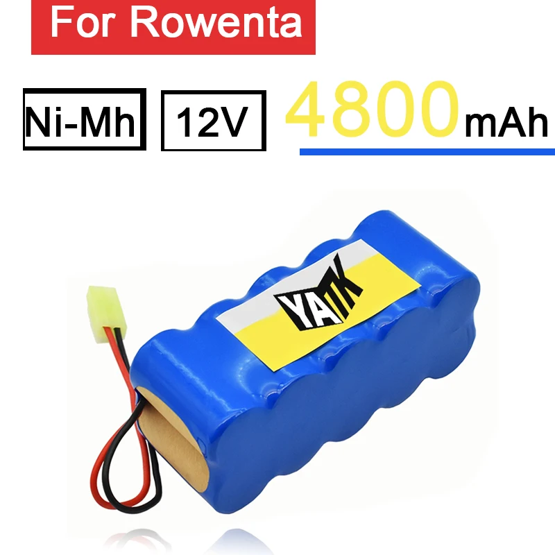 

For Rowenta RH846301 RH846901 Vacuum Cleaner Robot Battery Pack RS-Rh5205 RS-Rh5488 RH8460WH/A RH846501 SC 12V 4800mAh Battery