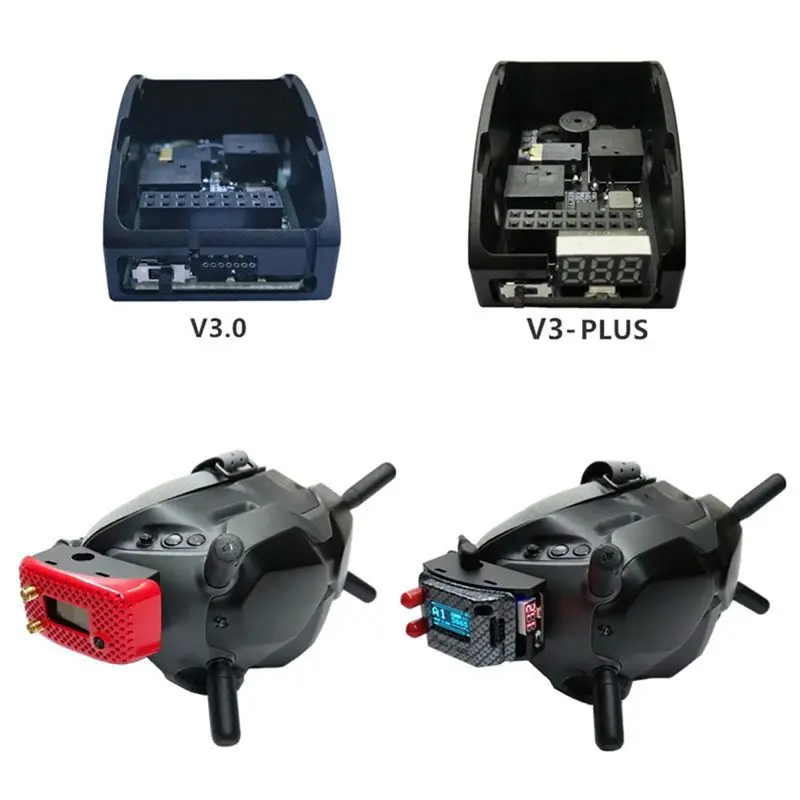 N91R-5.8G RX PORT 3.0 PLUS Receiver Digital To Analog Receiving Module With Low Voltage Alarm For Fatshark DJI FPV V1 V2