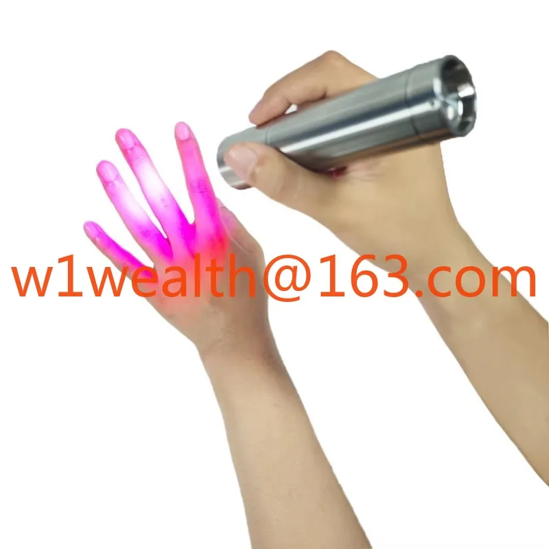 2026 Best Seller 460nm 630nm 660nm 850nm 900nm 5-wavelength Portable  Rechargeable Red Light Therapy Pen