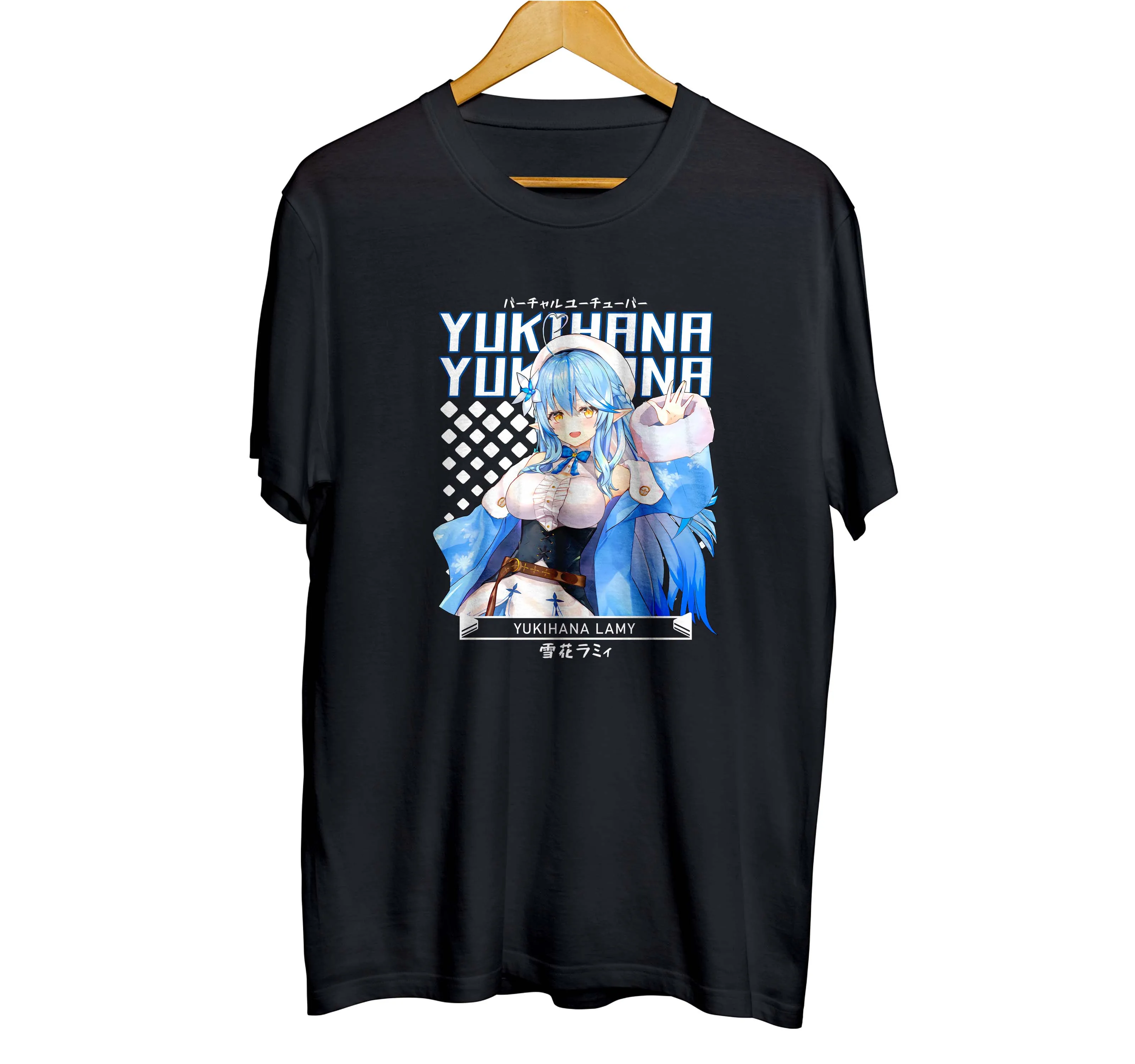 T-shirt distroanime vtuber YUKIHANA LAMY - HOLOLIVE JPN 100% cotton combed 30s