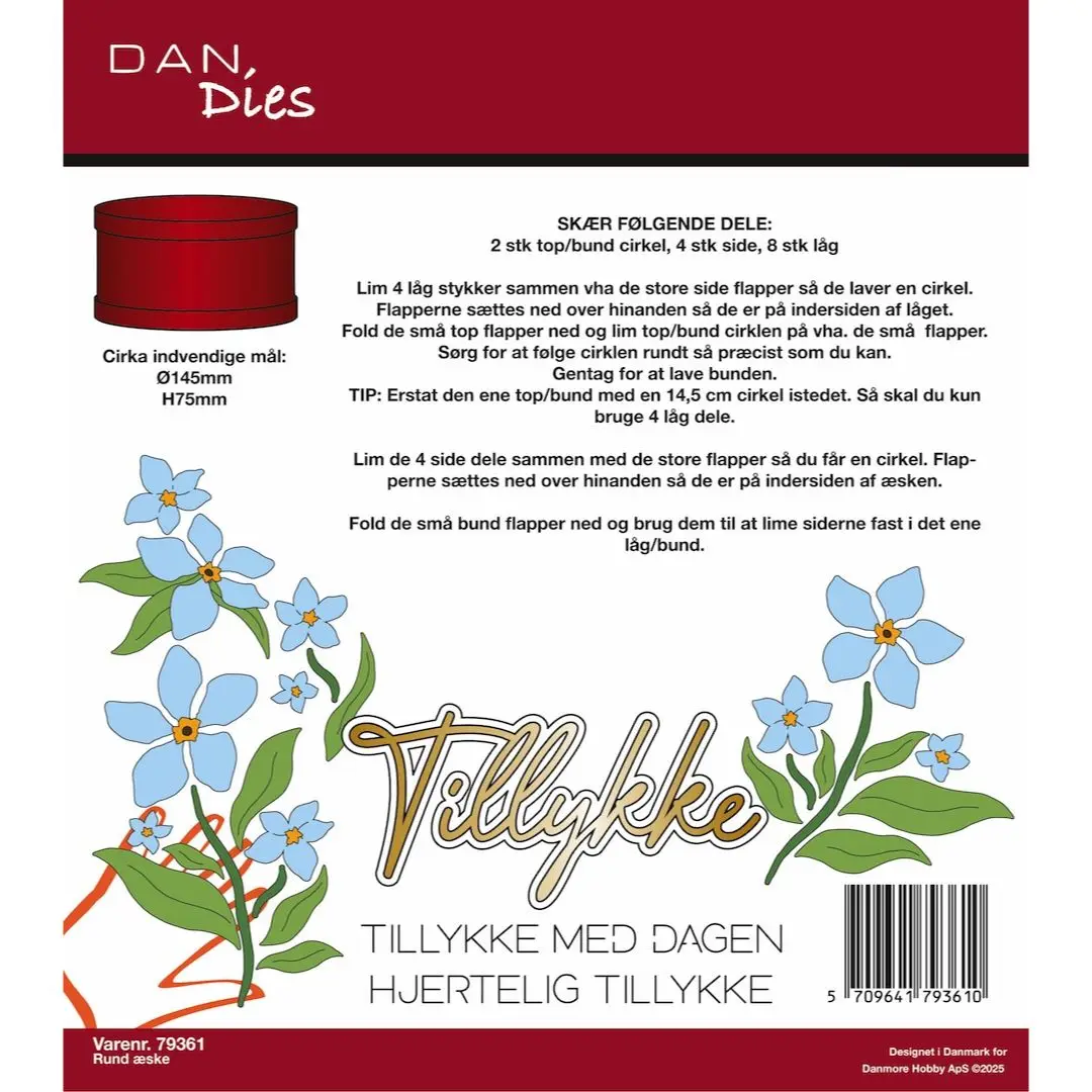 2025 جديد دان يموت قطع صندوق مستدير اكسسوارات طبل الملحقات-النص يموت DIY بها بنفسك سجل القصاصات بطاقات المعايدة اليدوية عيد ميلاد سعيد يموت #3