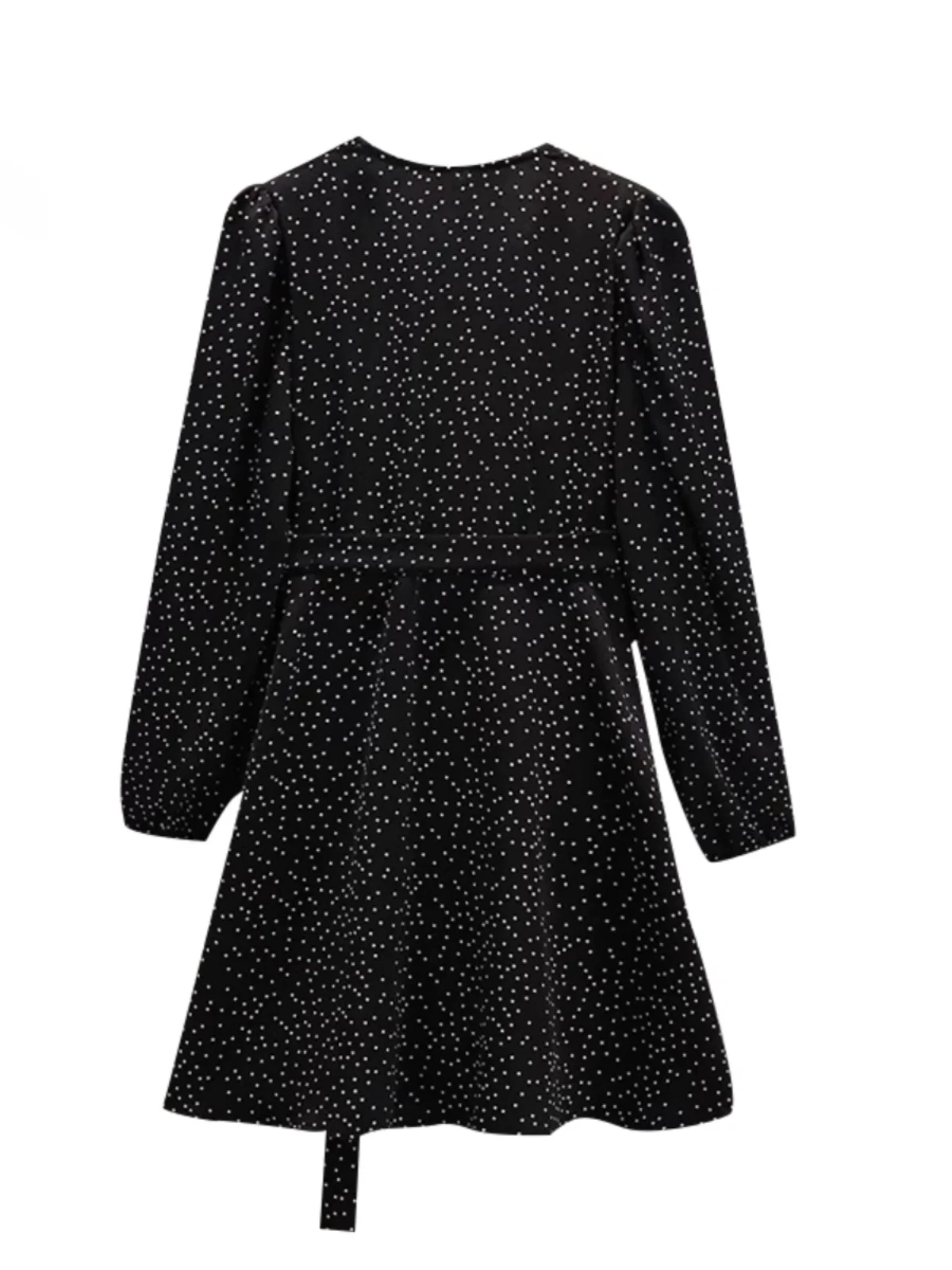 Sukienka maxi w kwiatowy wzór, damska, plus size, elegancka, modna, na wiosnę i jesień, z wysokim stanem, dekoltem w serek, długa, codzienna.