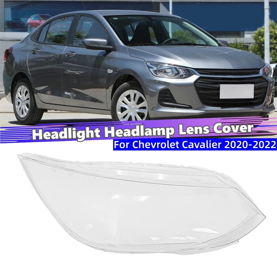 For Chevrolet Cavalier 2020 2021 2022 Auto Accessories Lampshade Caps Headlight Cap Car Front Headlight Lens Cover Lights Shell