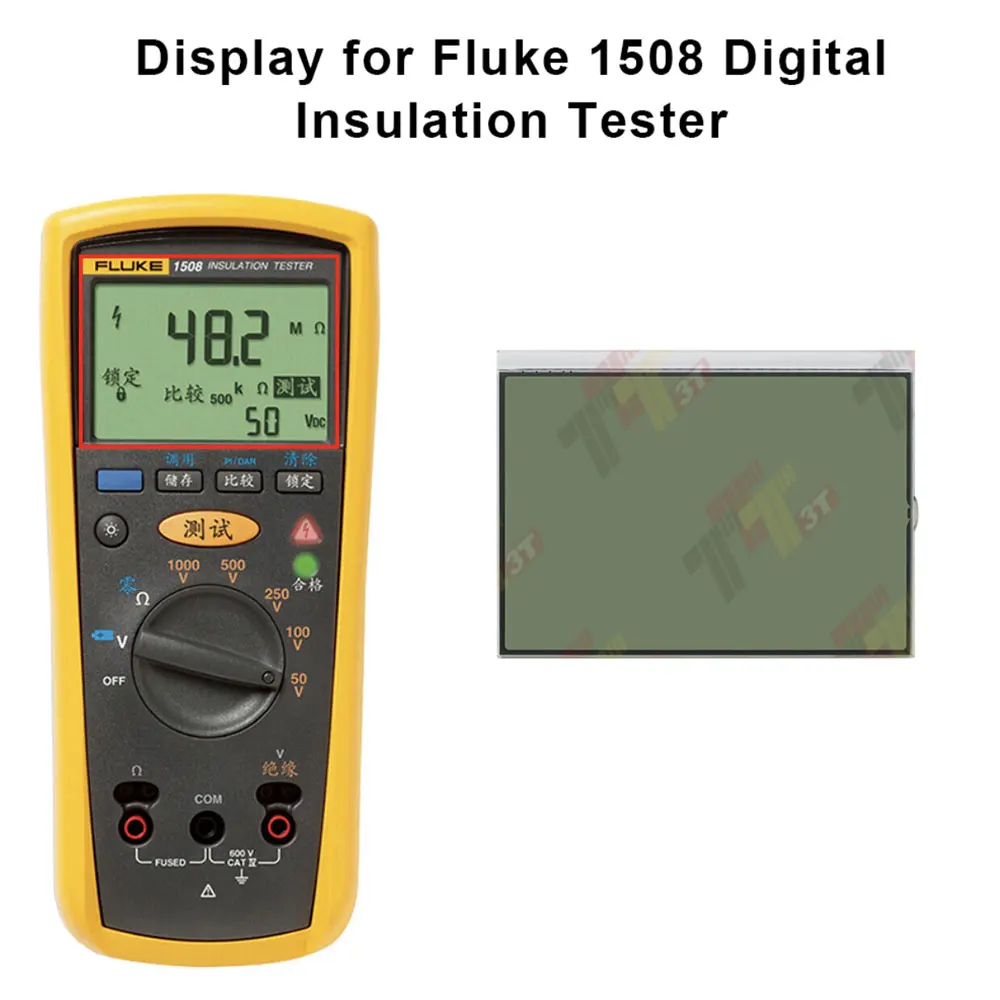 LCD Display for Fluke 1503 1507 1508 Digital Insulation Tester