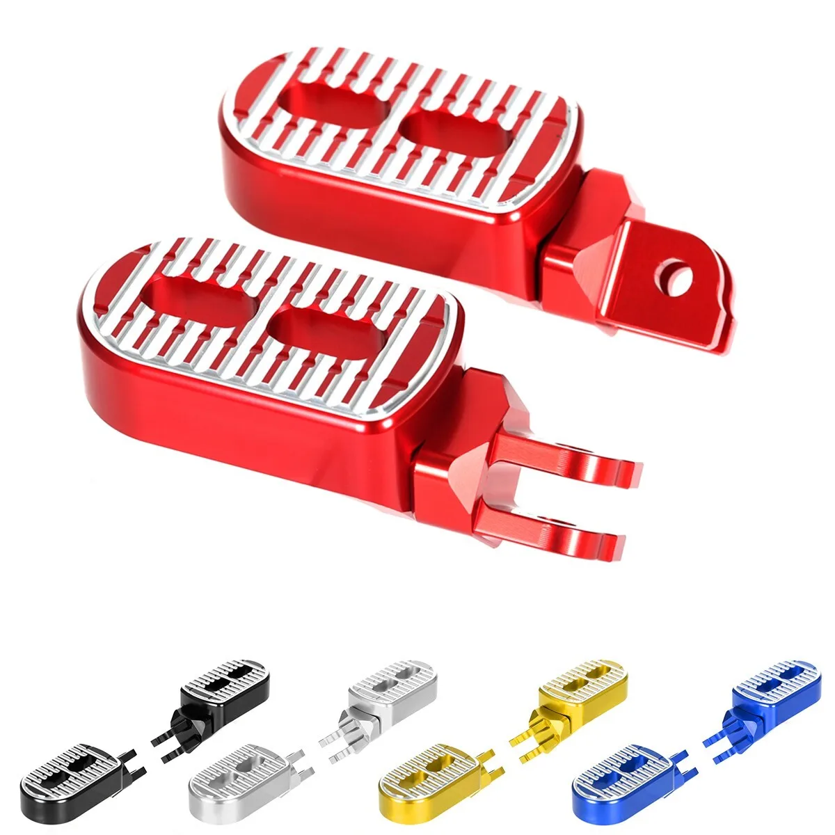 

3D CNC Front Rider Foot Pegs Pedals Adapters For Honda CBR900RR Fireblade NTV650