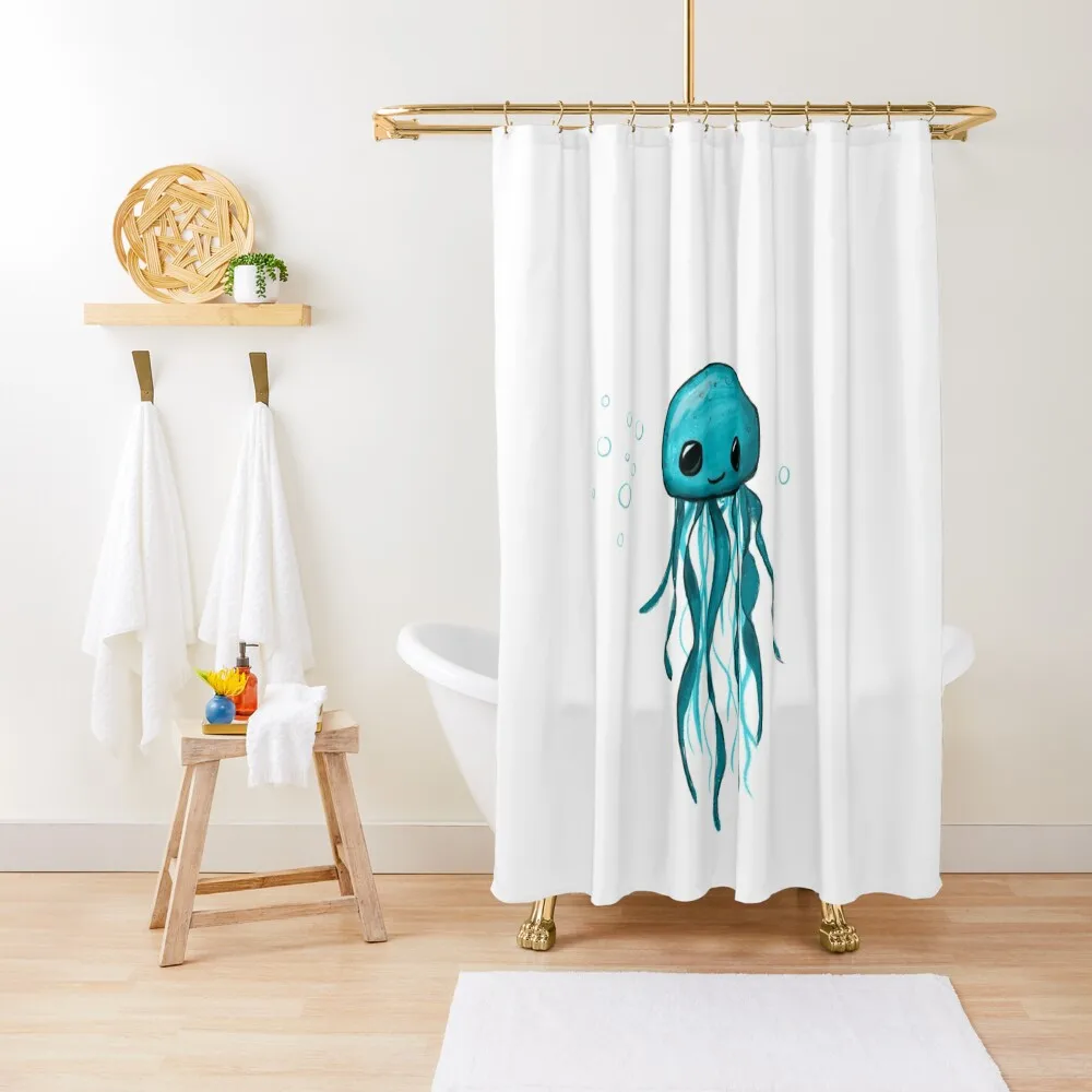 

Jellyfish Shower Curtain Elegant Bathroom In The Bathroom Washable Waterproof Fabric Shower Bathroom For Shower Curtain