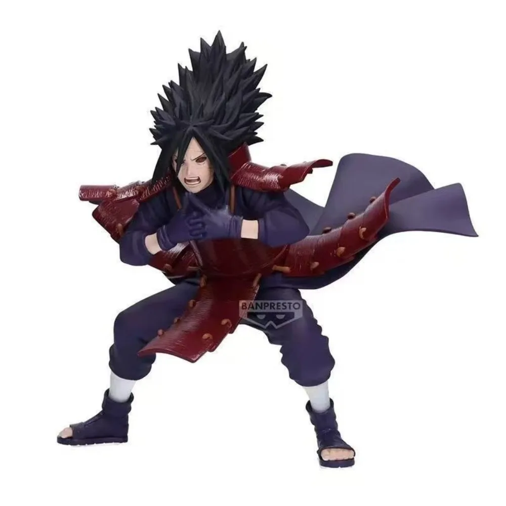 Oryginalna figurka anime Bandai BANPRESTO NARUTO Naruto Uchiha Madara z PVC, model, figurka na biurko, zabawka, lalka, prezent, dostępna od ręki.