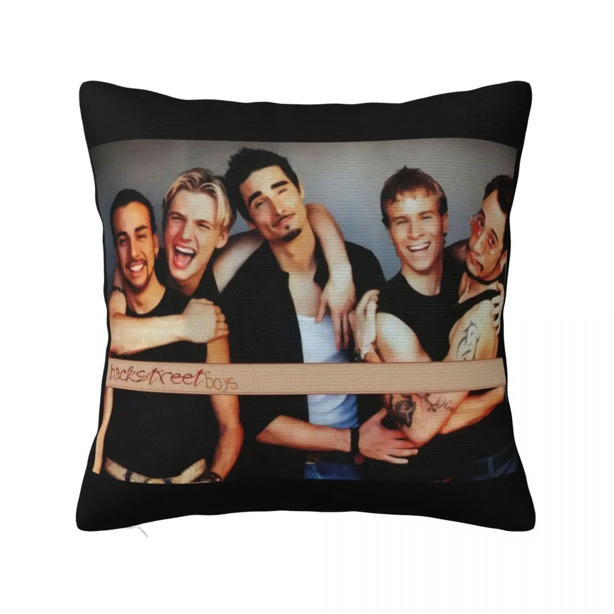 Backstreet Boys Vinyl Cd Poster Small Medium Large Or Xl Famous Fashion Slim Fit Vintage Pillow Case