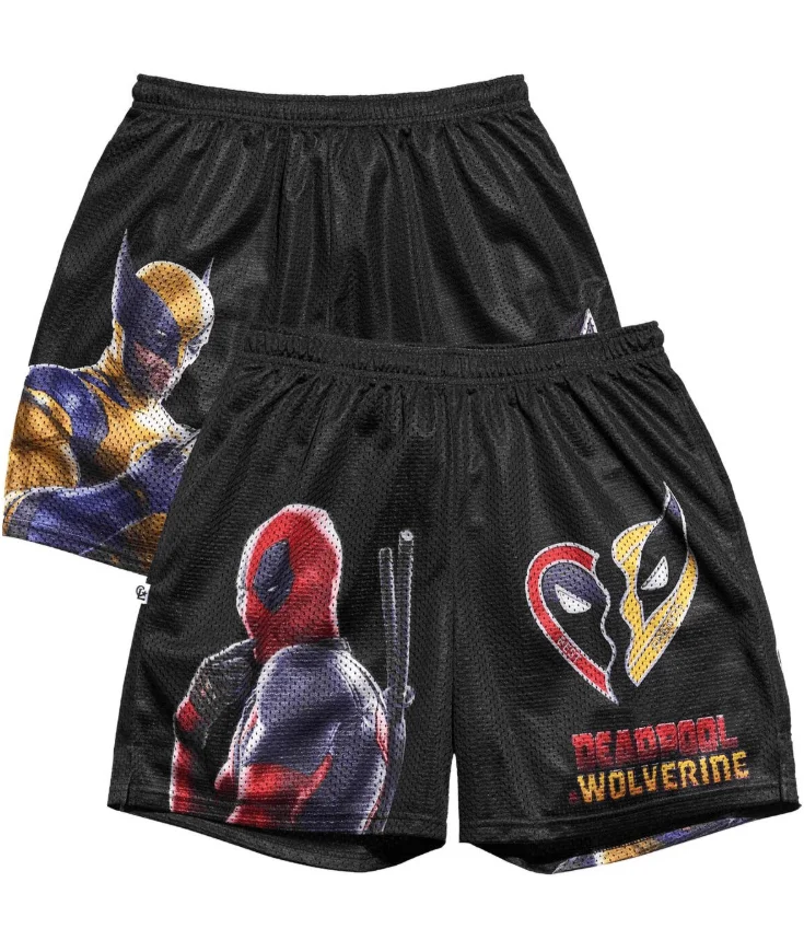 Adult and Children's Retro Trendy Comic-style Sports Shorts with A Nostalgic Vibe, Making Your Outfit Full of Storytelling.