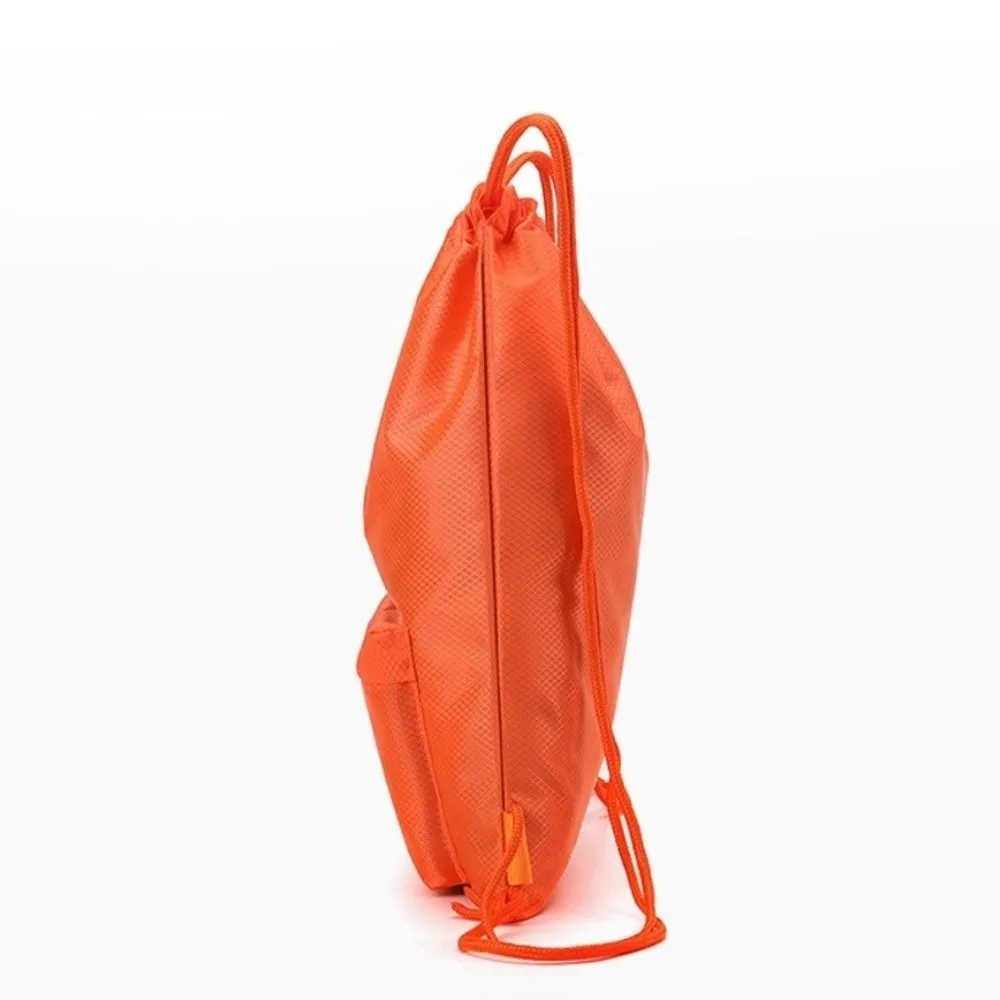 

Solid Color Drawstring Gym Bag Waterproof Quick Drying Sports Backpack Large Capacity Lightweight Dual-Shoulder Sports Bag