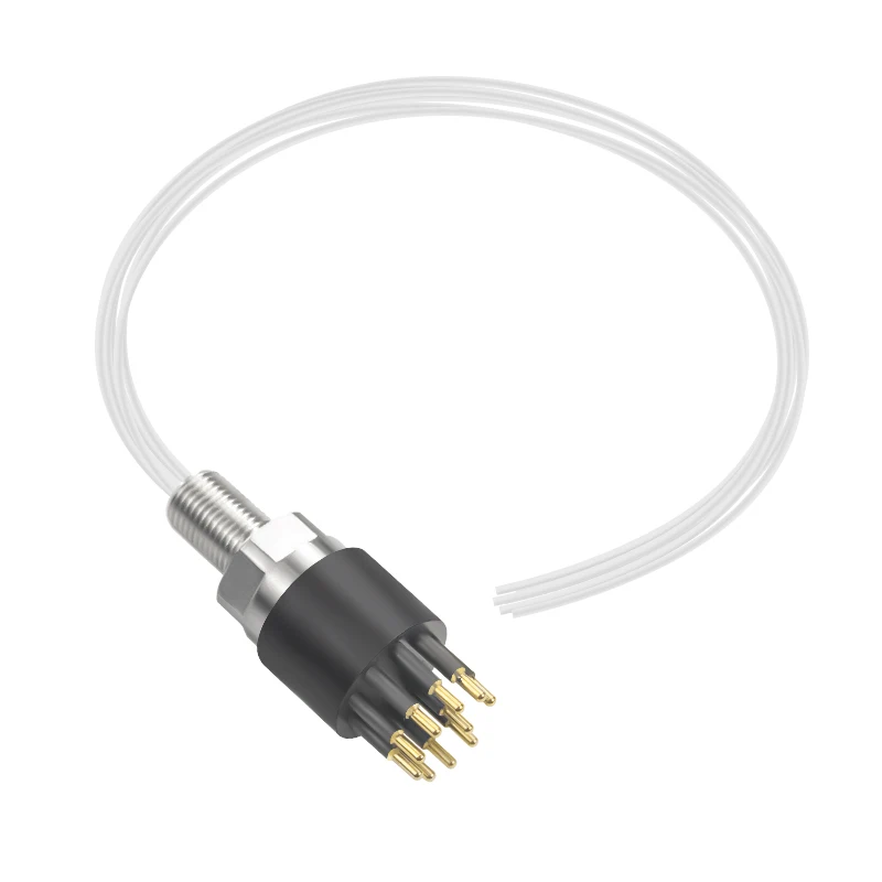 

MCBH12M Miro Circular 12 Pin Waterproof Male Electrical Bulkhead Connectors Plug for Deepsea ROV Underwater Sensor Connector
