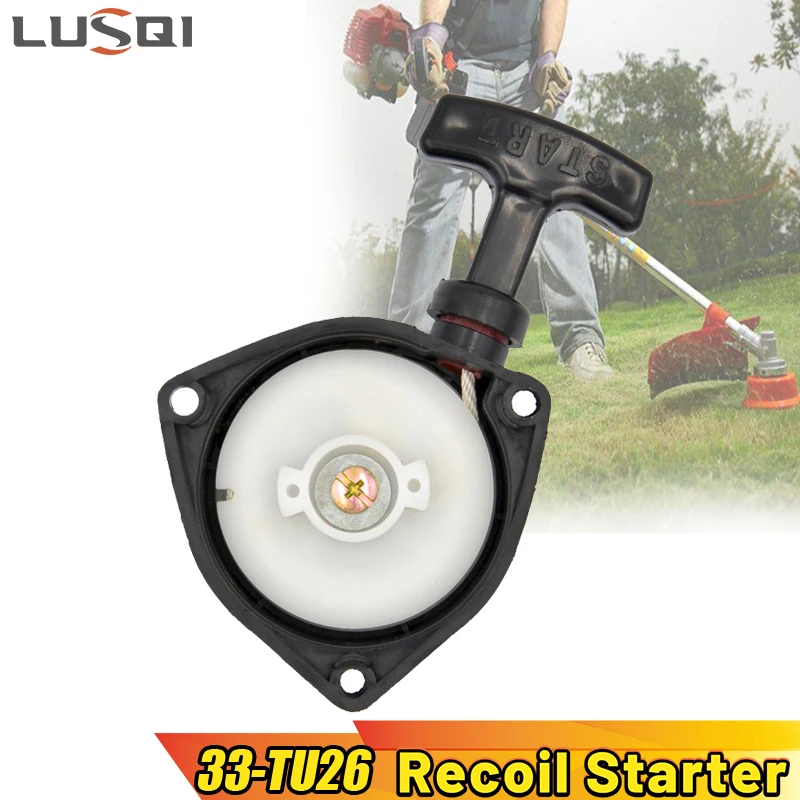 

LUSQI Recoil Starter Factory Produced Gasoline Brush Cutter Start Repair Part Fits TU23/TU26/TU33/TL26/TL23