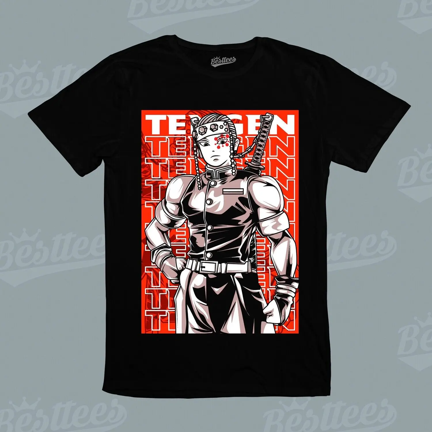 

Kids/Men/ Women Japanese Anime Cartoon Demon Slayer Tengen Uzui Portrait T-Shirt