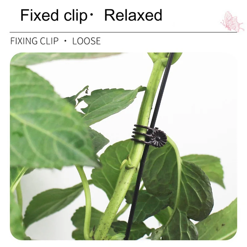 10 Piece Plant Supports For Indoor Plants With 10 Clips, 50Cm Plant Sticks Support Bendable Metal Steel