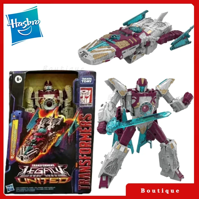 

In stock Hasbro Transformers toysLegacy UnitedLegacy United Voyage Class 18cm Vector Prime Classic Cybertron Autobots Action
