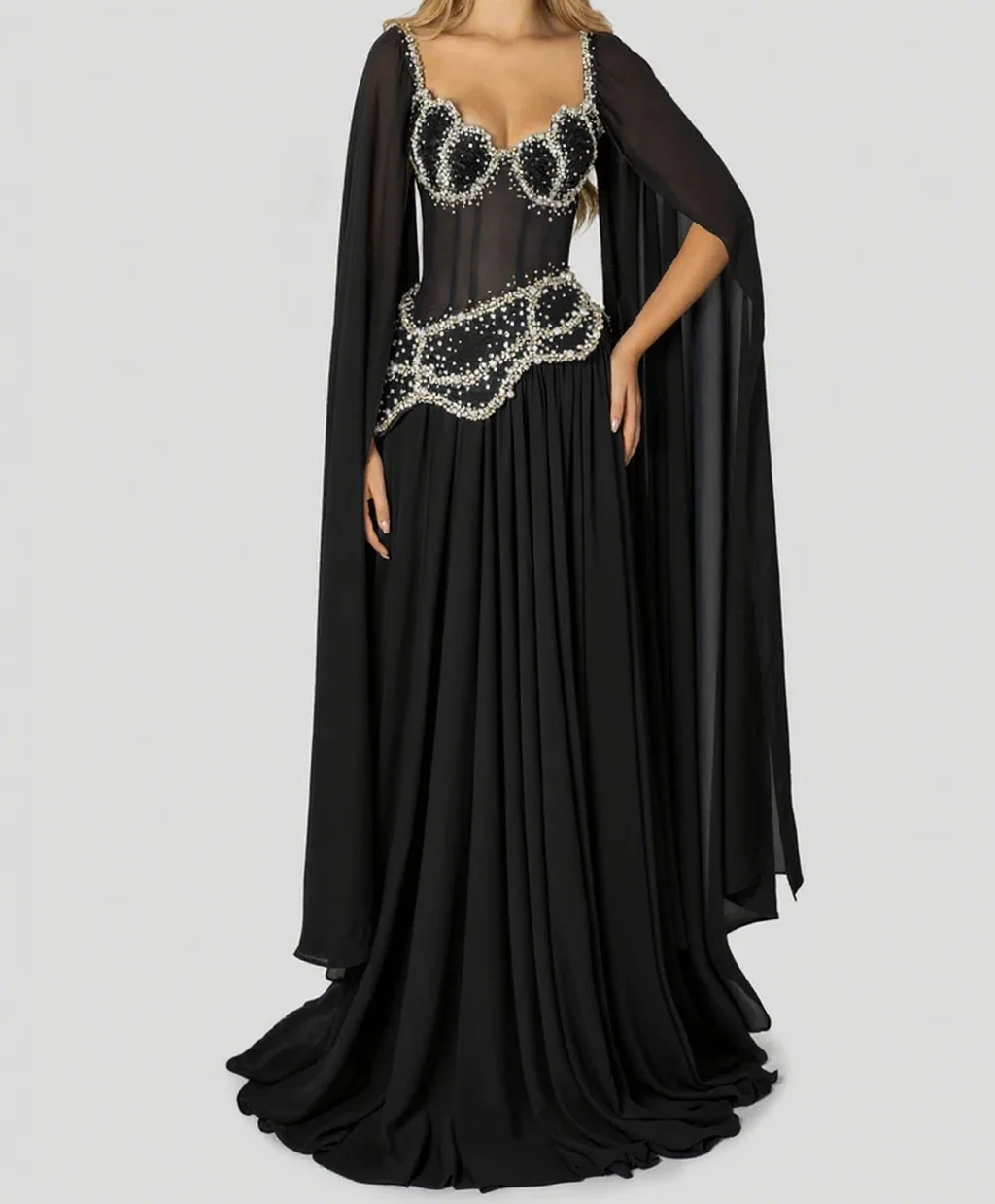 

Sexy Prom Dress Sweetheart Asymmetrical Midnight Black Dress Evening Dress Customized