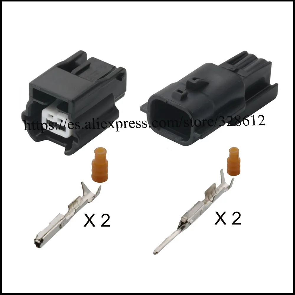 

100set 7283-8851-30/7282-8851-30 car wire cable 2 Pin connector terminal sensor Plug female male socket DJ7021K-0.6-11/21