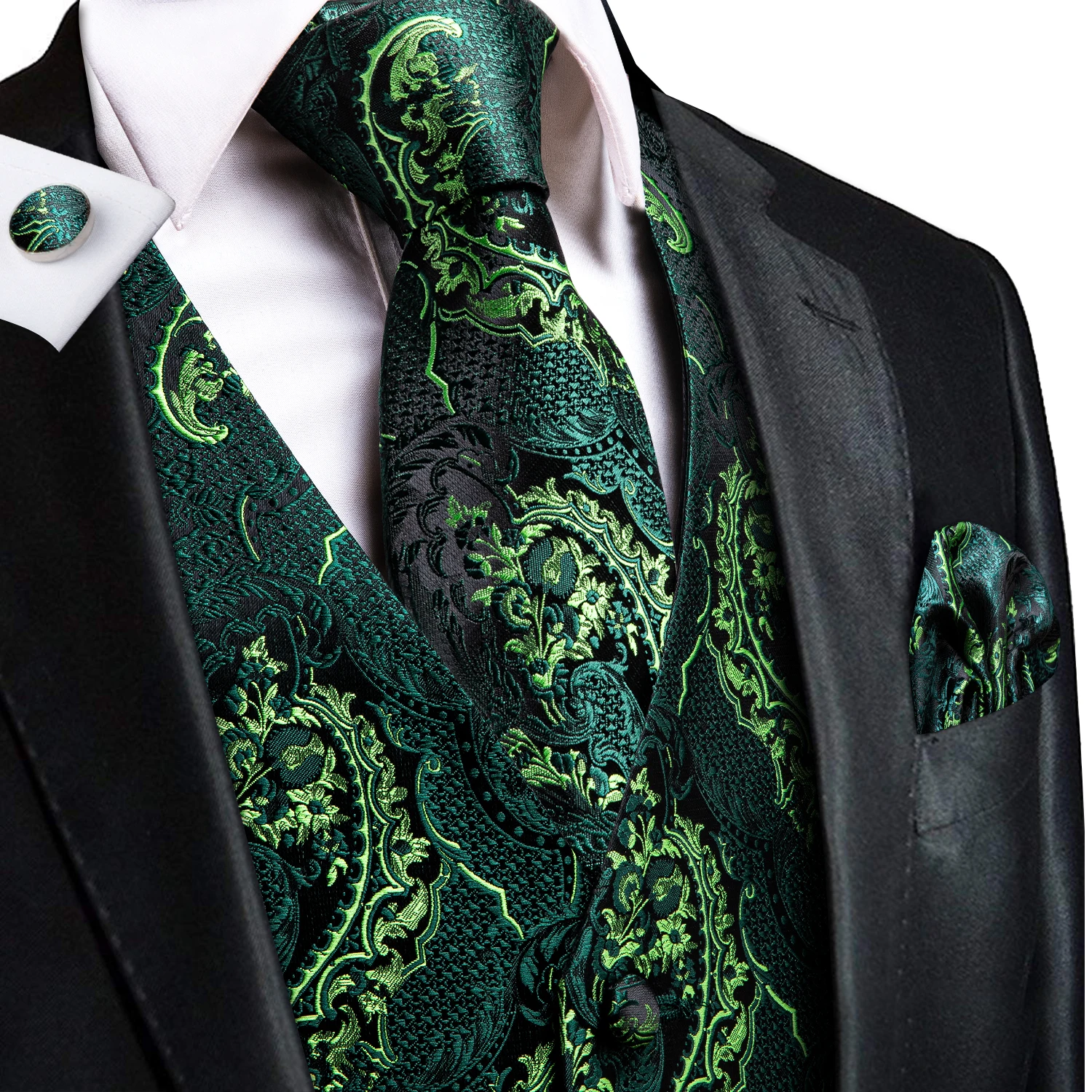 Black Suit with Emerald Green Shirt: The Ultimate Guide to Mastering This  Bold Combination