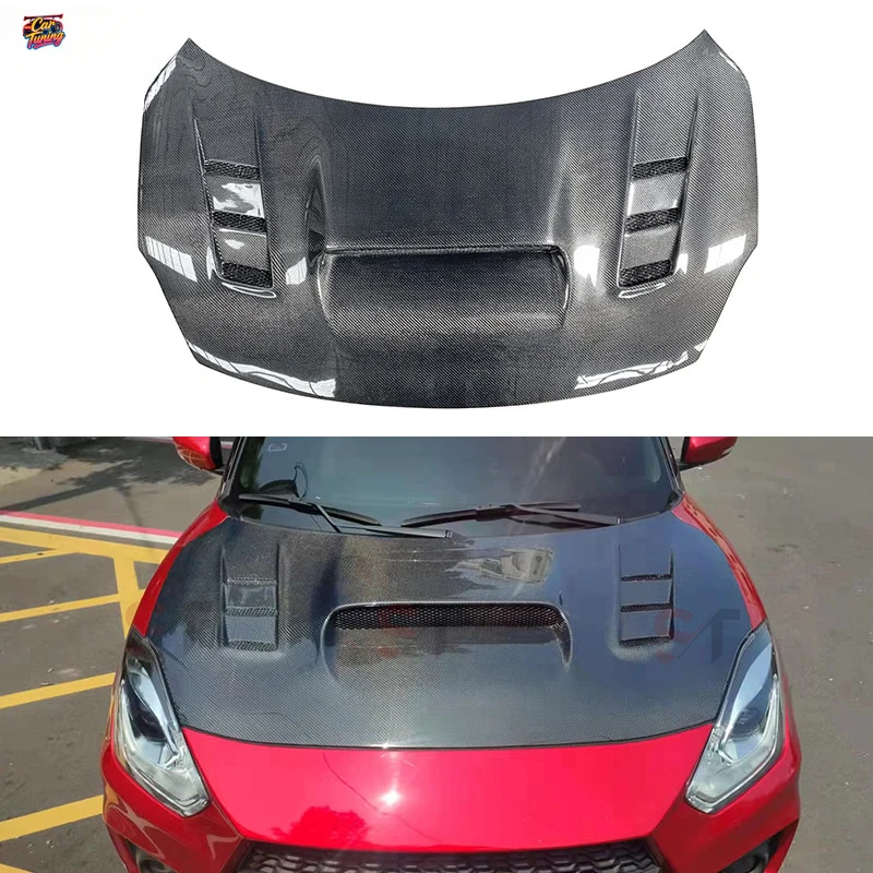 

Suitable for Suzuki Swift ZC33S carbon fiber hood modification car front cover