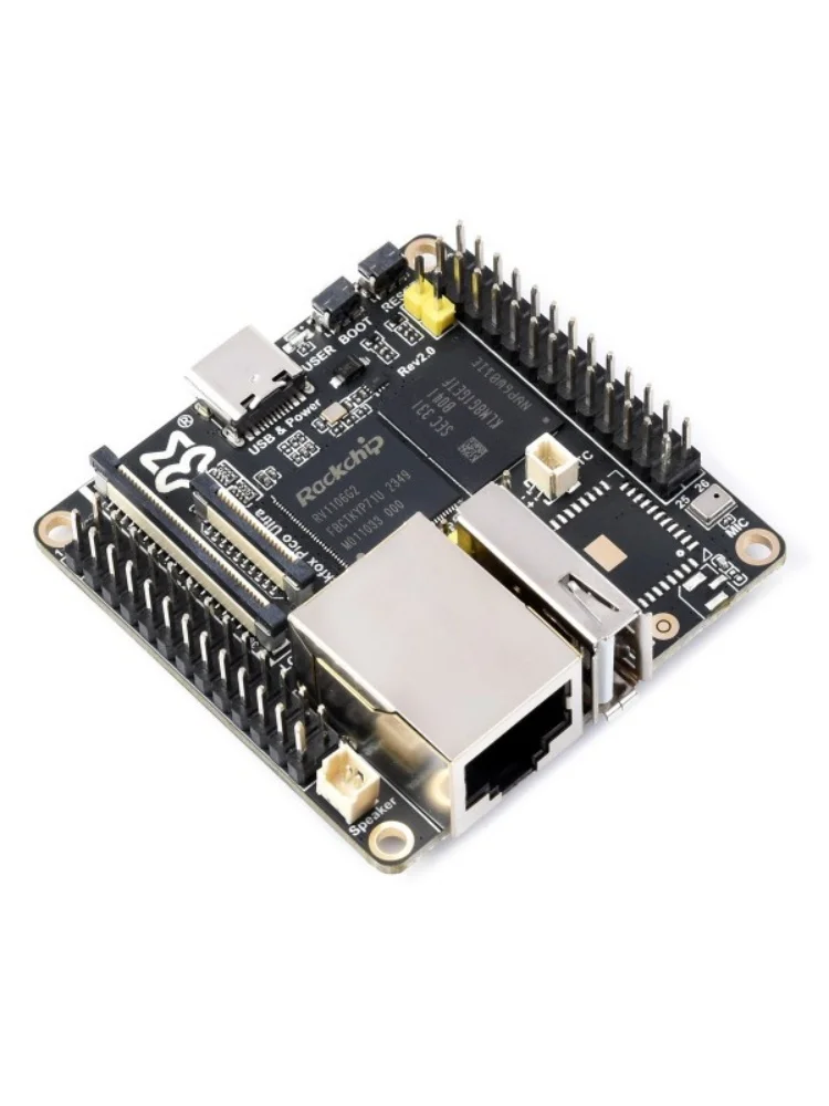 Waveshare Luckfox Pico Ultra RV1106 Linux Micro Development Board, Mengintegrasikan Prosesor ARM Cortex-A7/RISC-V MCU/NPU/ISP