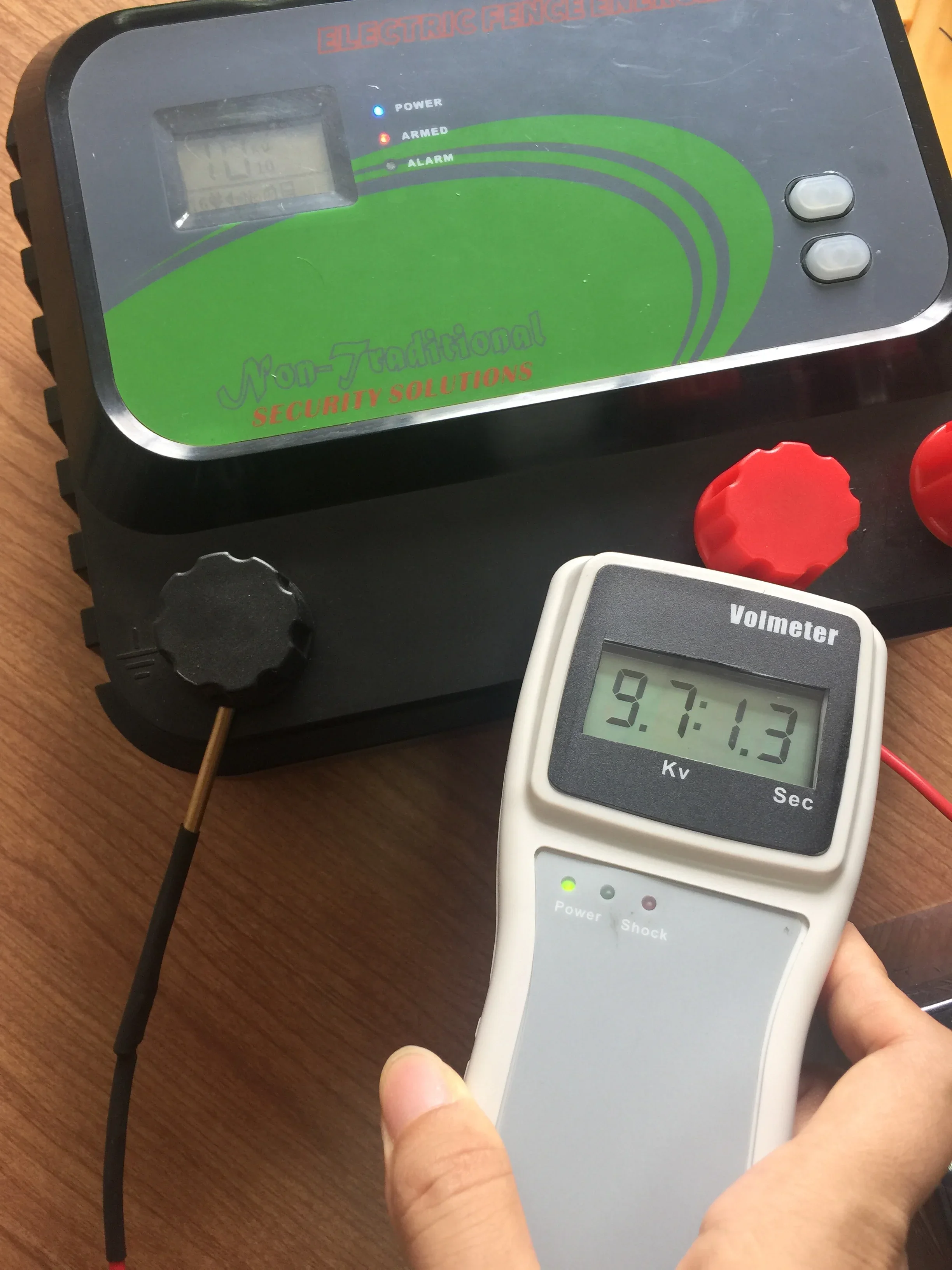 High quality waterproof 2 Joules electric fence security energizer with remote controller and supported by Siren,alarm, Keypad