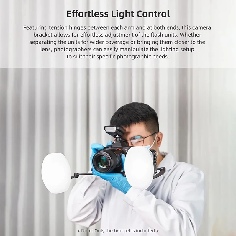 MF-DB Flexible Flash Bracket For  Photography Portrait Macro Photography For Nikon/ Sony DSLR Cameras