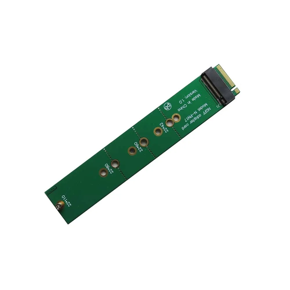 

22110 NVMe M.2 NGFF SSD to 2280 Converter Riser Adapter 2280 Install 22110 NVMe M.2 NGFF SSD Full Length 121mm NGFF Adapter Card