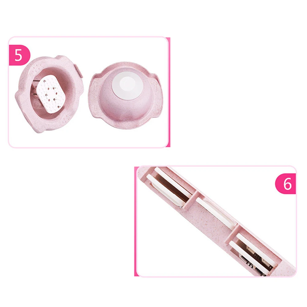 

Kitchen Chopper Set Manual Vegetable Cutter For Slicing Dicing Fruits Vegetables Stainless Steel Blades Pink