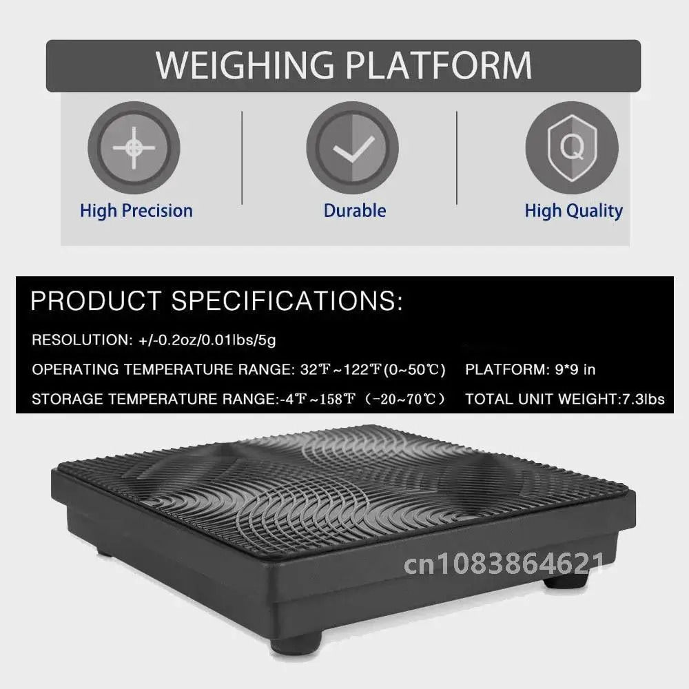 90kg Refrigerants Charging Scale High Precise Air Conditioning Electronic Weighing Device Digital LCD Display with Backlight