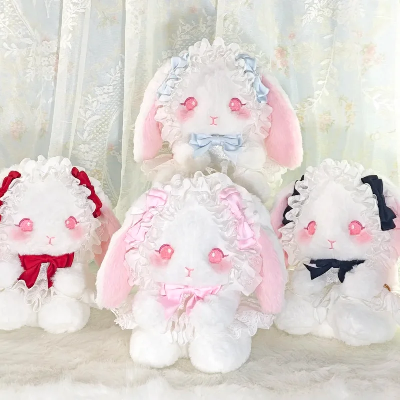 

Cute and exquisite Lolita bunny plush backpack for girls crossbody bag for girls high looks bag for girls birthday gifts new