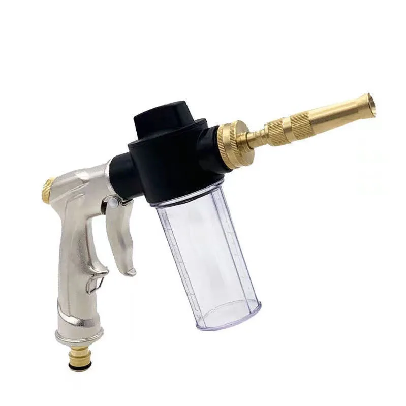 25‑100FT Expandable Magic Garden Water Hose Set with Foam Cannon Spray Gun Quick Connect Fittings PTFE Tape High Pressure Car Wa