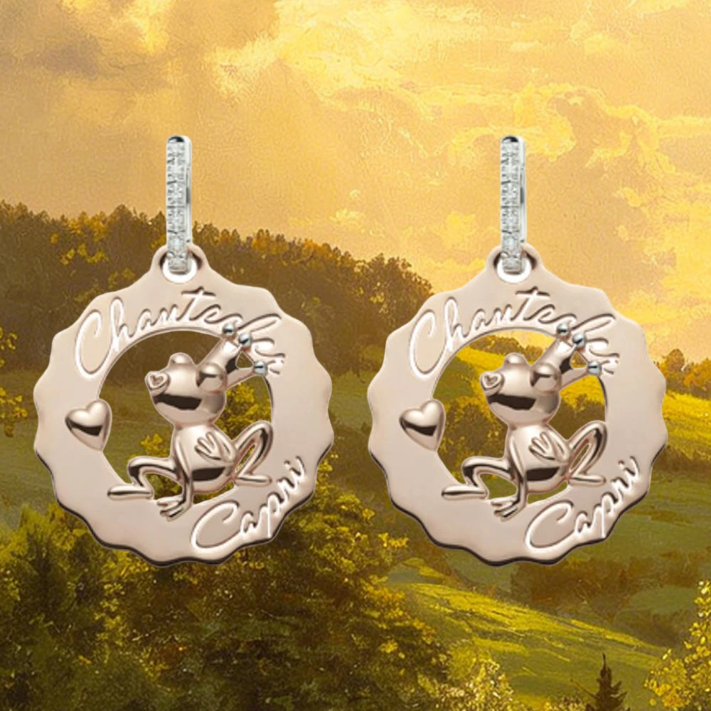 

Luxury Chanteclers 2026 Earrings 925 Sterling Silver Gold Plated High-End Stylish Accessories