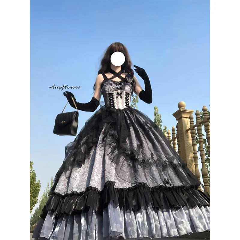 Prachtige elegante Japanse originele Lolita-avondjurk lief meisje student coming-of-age ceremonie JSK riem prinses stijl jurk