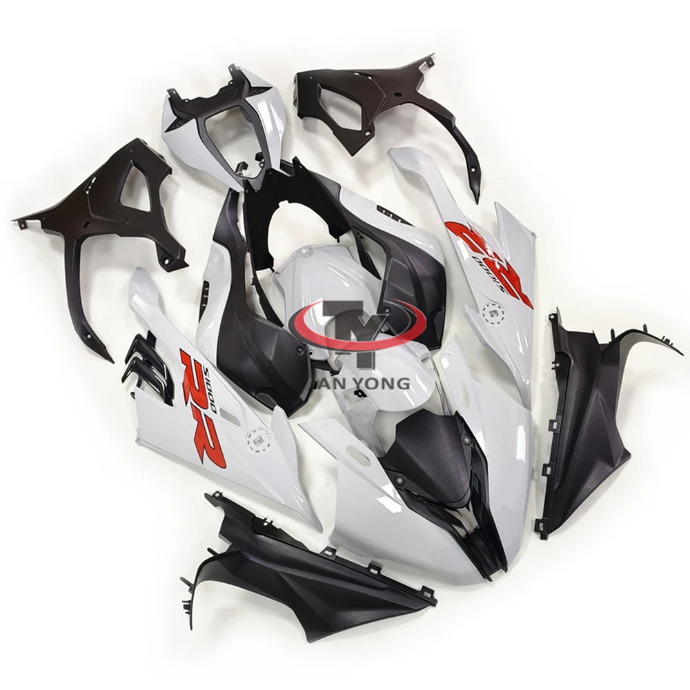 Motorcycle For S1000RR S1000 RR 2019 2020 2021 2022 Full Fairing Kit Injection Bodywork Cowling Bright cement gray letter red