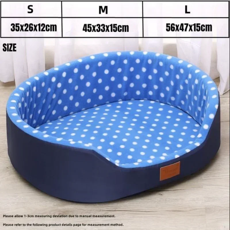 Double Sided Dog Bed Big Size Extra Large Dogs House Sofa Kennel Soft Fleece Pet Dog Cat Warm Bed S-L Pet Accessories Dog Kennel