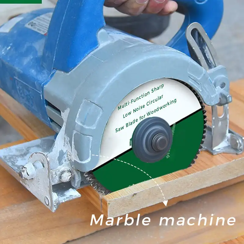 شفرة منشار دائري حادة منخفضة الضوضاء لأعمال النجارة متعددة الوظائف البلاستيك المعدني الخشب زاوية طاحونة أسطوانة تقطيع 110 مللي متر